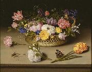 Ambrosius Bosschaert Still Life of Flowers oil